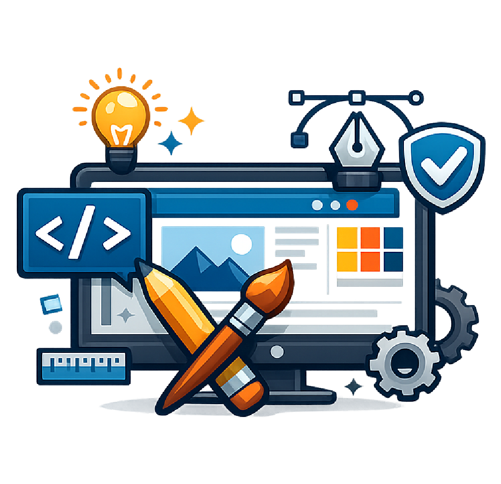 Web design profesional untuk brand yang ingin tampil kredibel