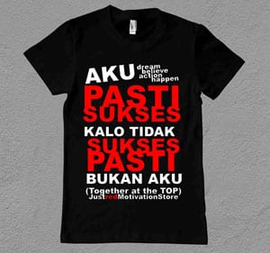 Kaos Yuk Bisnis Online BOC3-Aku Pasti Sukses