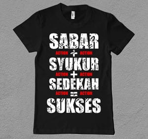 Kaos Yuk Bisnis Online BOC4-Sabar Sukses