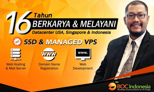 Web hosting SSD dan Managed VPS di Bali dan seluruh Indonesia