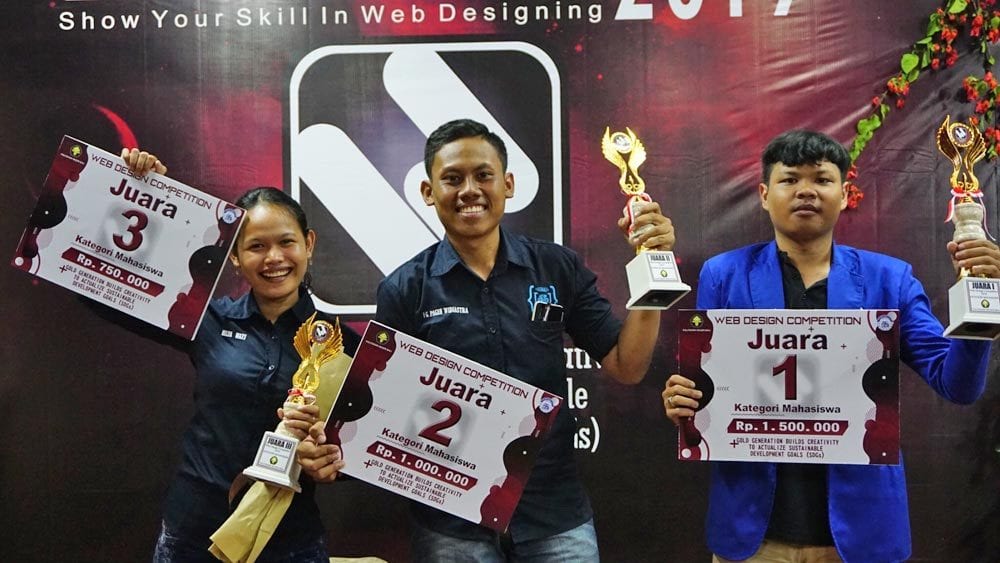 Pemenang Lomba Webdesign Bali PNB WDC 2019