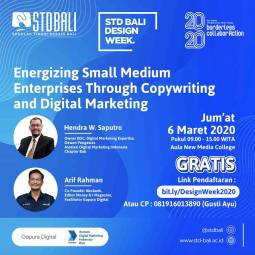 Seminar Digital Marketing di STD Bali Design Week 2020