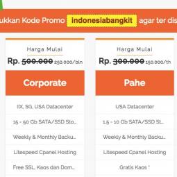 Promo Hosting #FightCovid19 50% OFF