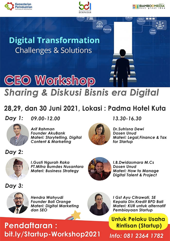 CEO Workshop Flyer